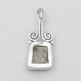 Pyrite Druzy Silver Pendants