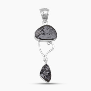 925 Sterling Silver Shungite Pendants