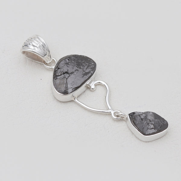 925 Sterling Silver Shungite Pendants