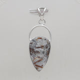925 Sterling Silver Astrophyllite Pendants