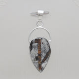 925 Sterling Silver Astrophyllite Pendants