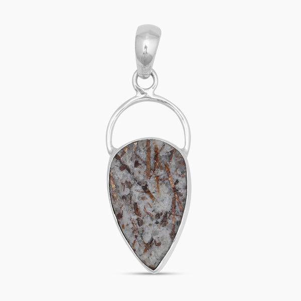 925 Sterling Silver Astrophyllite Pendants