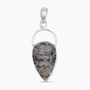 925 Sterling Silver Astrophyllite Pendants