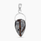 925 Sterling Silver Astrophyllite Pendants