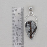 925 Sterling Silver Astrophyllite Pendants