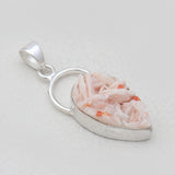 925 Sterling Silver Barite Morocco Druse Pendants