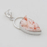 925 Sterling Silver Barite Morocco Druse Pendants