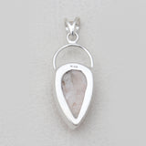 925 Sterling Silver Barite Morocco Druse Pendants