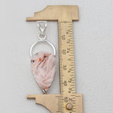 925 Sterling Silver Barite Morocco Druse Pendants