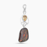 925 Sterling Silver Ammolite Pendants