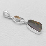 925 Sterling Silver Ammolite Pendants