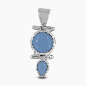 925 Silver Pink Jade Pendants