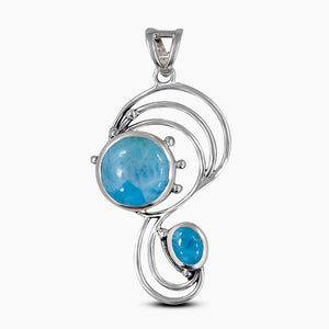 925 Sterling Silver Rose Quartz Pendants