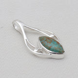 Brown Turquoise Silver Pendants