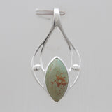 Brown Turquoise Silver Pendants