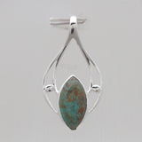 Brown Turquoise Silver Pendants