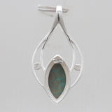 Brown Turquoise Silver Pendants