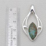 Brown Turquoise Silver Pendants