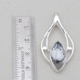 Dendritic Opal Silver Pendants
