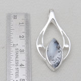 Dendritic Opal Silver Pendants