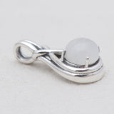 Rainbow Moonstone Silver Pendants
