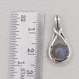Rainbow Moonstone Silver Pendants