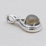 Rainbow Moonstone Silver Pendants