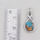 Rainbow Moonstone Silver Pendants