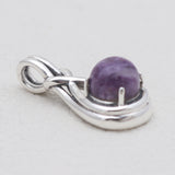 Rainbow Moonstone Silver Pendants
