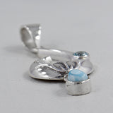 925 Sterling Silver Larimar Pendants
