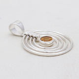 925 Sterling Silver Citrine Pendants