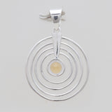 925 Sterling Silver Citrine Pendants