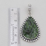 925 Sterling Silver Chrome Diopside Pendants
