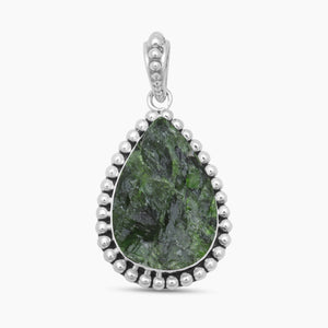 925 Sterling Silver Chrome Diopside Pendants