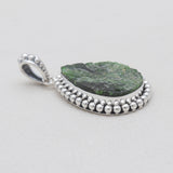 925 Sterling Silver Chrome Diopside Pendants