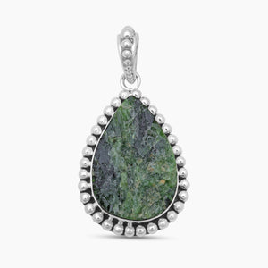 925 Sterling Silver Chrome Diopside Pendants
