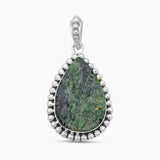 925 Sterling Silver Chrome Diopside Pendants