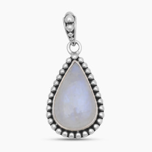 Rainbow Moonstone Silver Pendants