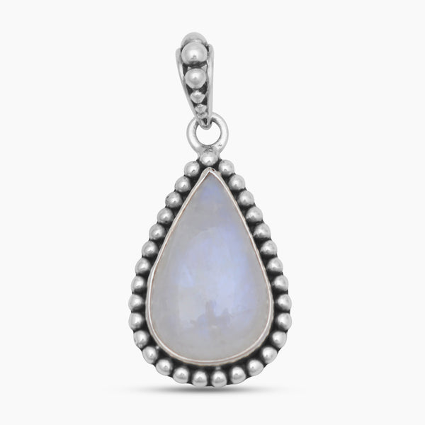 Rainbow Moonstone Silver Pendants