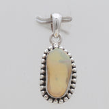 925 Sterling Silver Ethiopian Opal Pendants