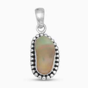 925 Sterling Silver Ethiopian Opal Pendants