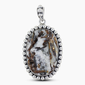 Astrophyllite Silver Pendants