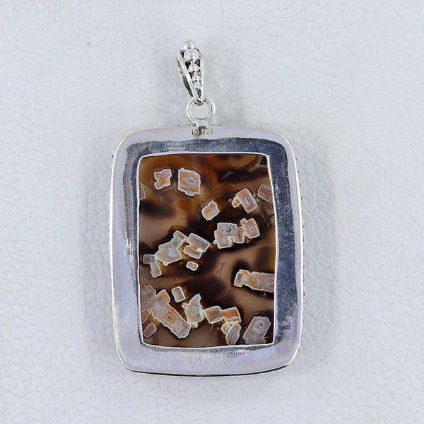 925 Silver Turkish Agate Pendants