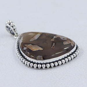 925 Silver Turkish Agate Pendants