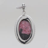 925 Sterling Silver Rhodonite Pendants