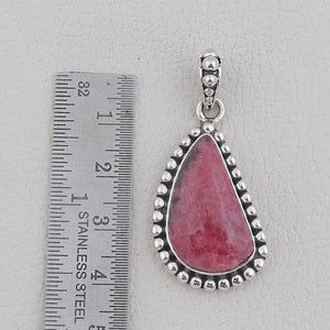 Rhodonite Silver Pendants