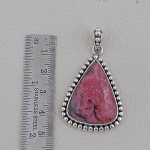 925 Silver Rhodonite Pendants