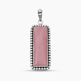 Pink Opal Silver Pendants