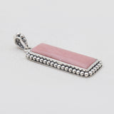 Pink Opal Silver Pendants