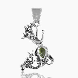 925 Sterling Silver Tourmaline Pendants